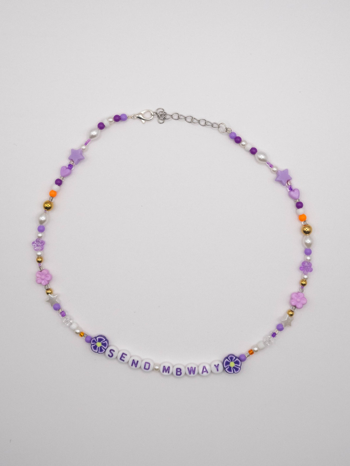 Send MBWay Necklace- mystic purple