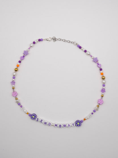 Send MBWay Necklace- mystic purple